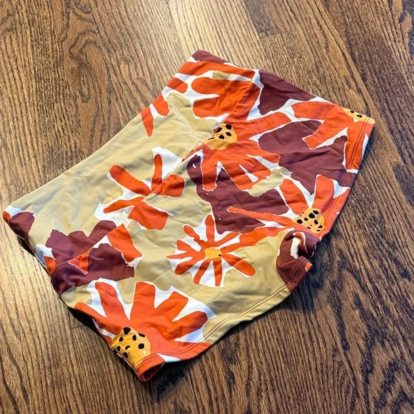 Free People Zulu & Zephyr Wildflowers Boyshort Bikini Bottoms Size 12 - Picture 2 of 4